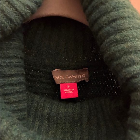 Vince Camuto Dark Green Turtleneck Sweater - Picture 2 of 5